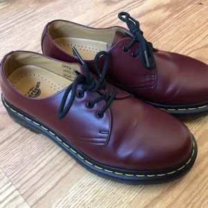 Cherry Red Oxford Dr Martens